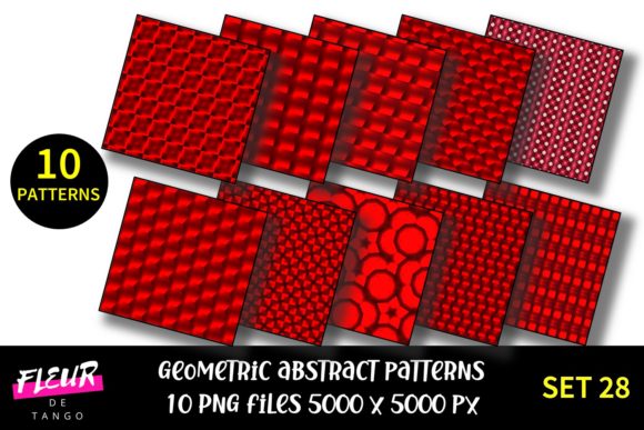 Geometric Patterns Digital Paper Set 28: A Strategic Resource for Creative Professionals