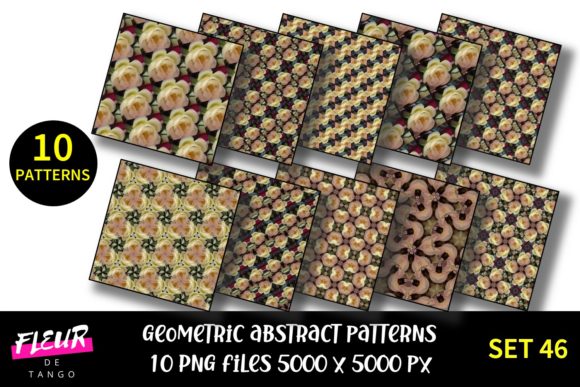 Geometric Patterns Digital Paper Set 46: A Versatile Design Resource