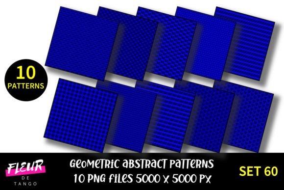 Geometric Patterns Digital Paper Set 60: A Versatile Resource for Every Creative Need
