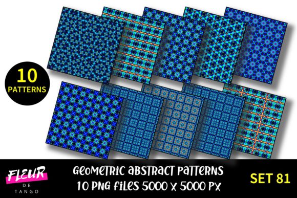 Geometric Patterns Digital Paper Set 81