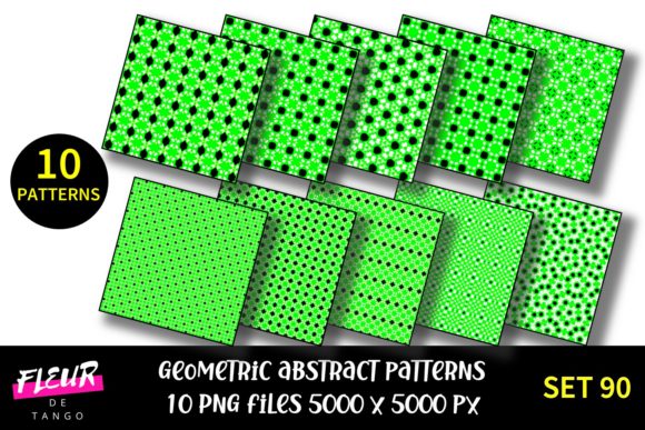 Geometric Patterns Digital Paper Set 90