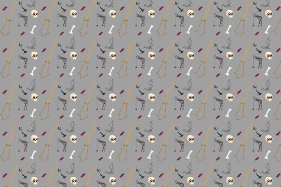 Halloween Patterns Icon-105: A Versatile Design Resource