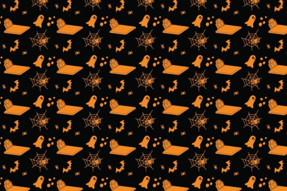 Halloween Patterns Icon-136: A Versatile Design Resource